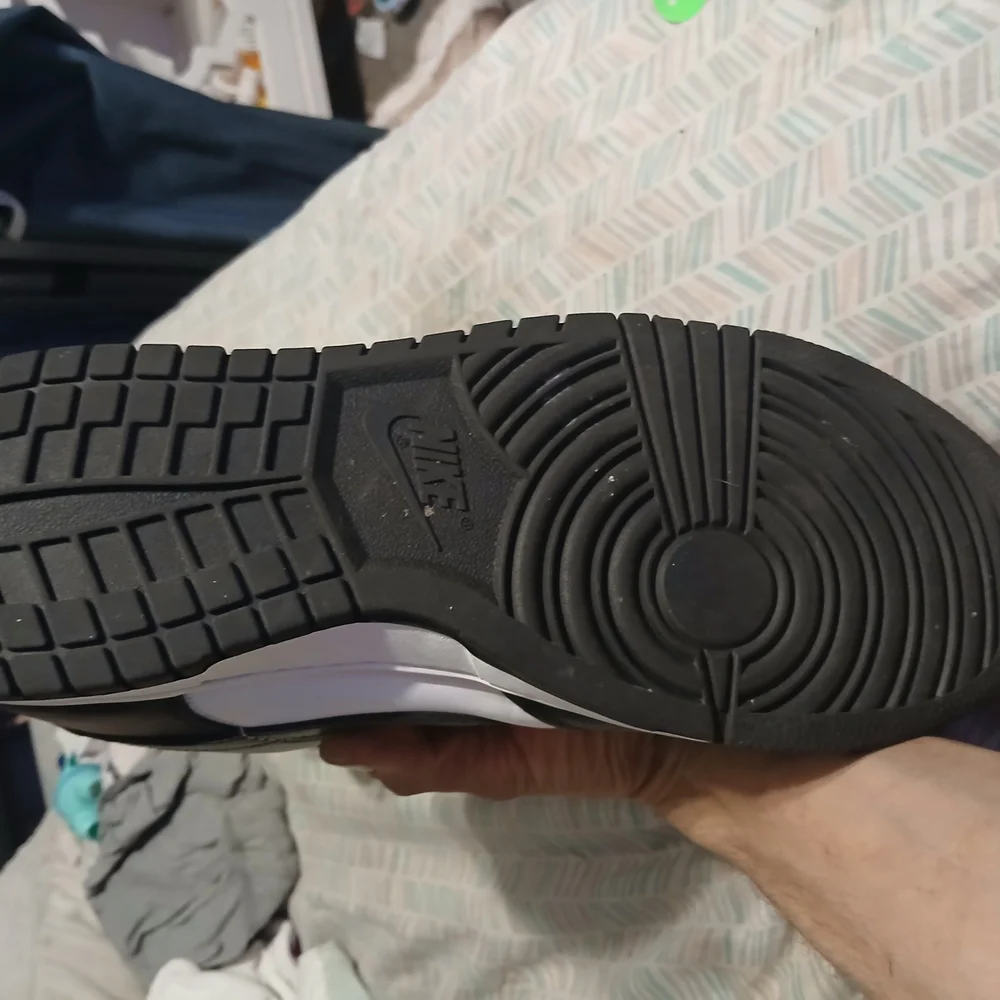 Nike Panda Dunk Lows Men's Black and White Sneakers Size 13M - Picture 5 of 14